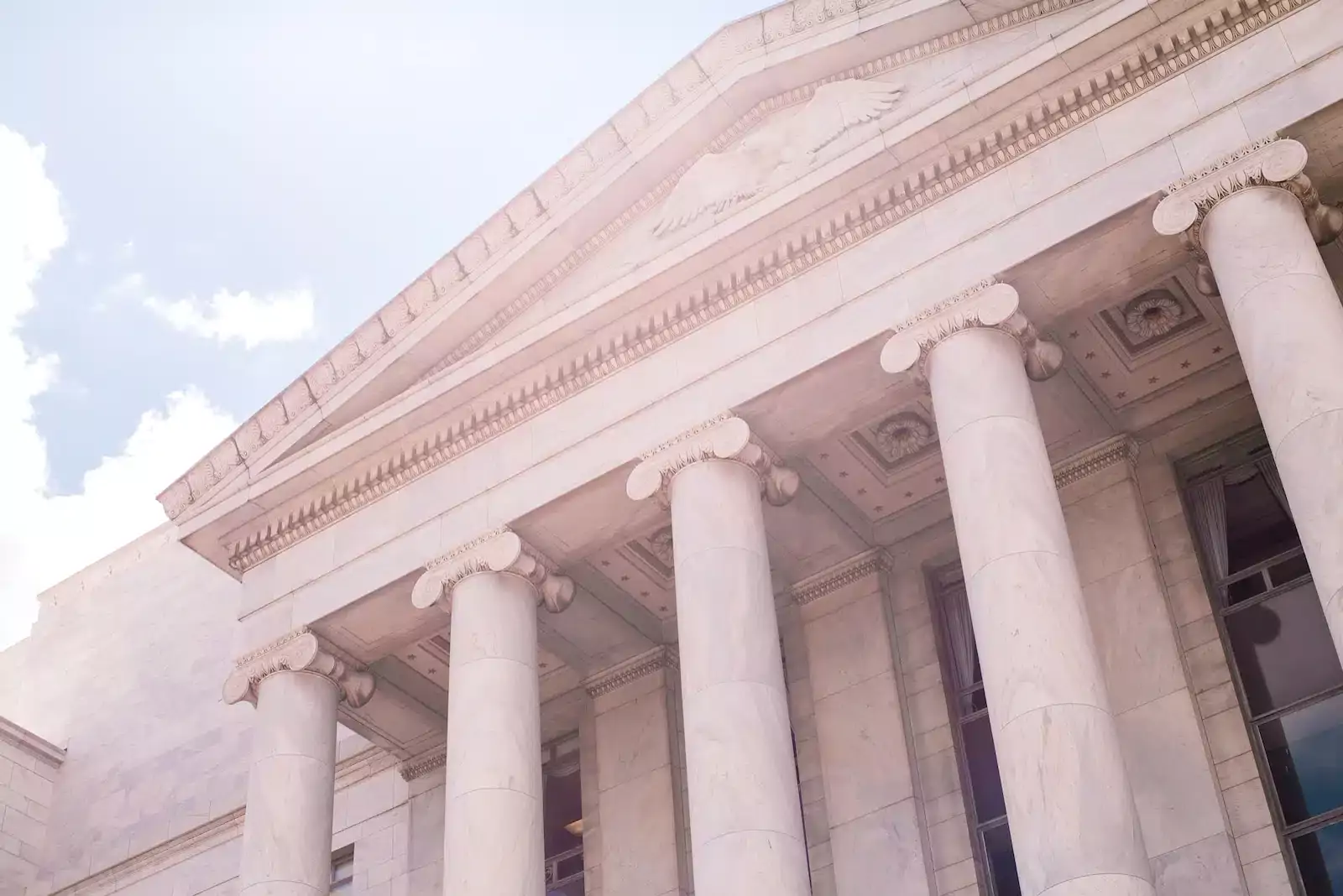 columns of a government building